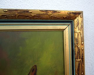 Cuadro bodegon, oleo sobre lienzo grande