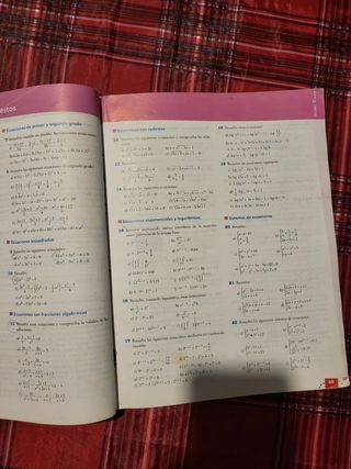 Libro Matemáticas 1 Bachillerato