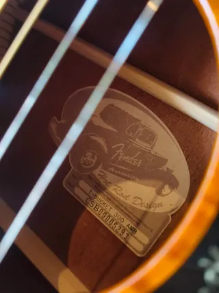 Fender parlor t bucket 300 DESCATALOGADA acústica