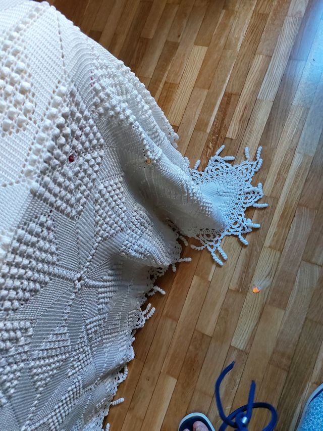 Colcha de algodón hecha a mano