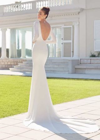 Vestido novia Rosa Clará