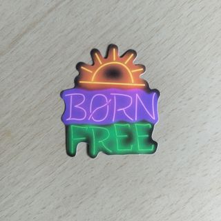 50 Autocolantes Stickers Néon