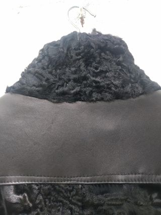 Abrigo de piel y astracán