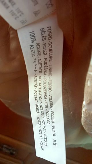 ZARA Talla S Vestido precioso con forro 