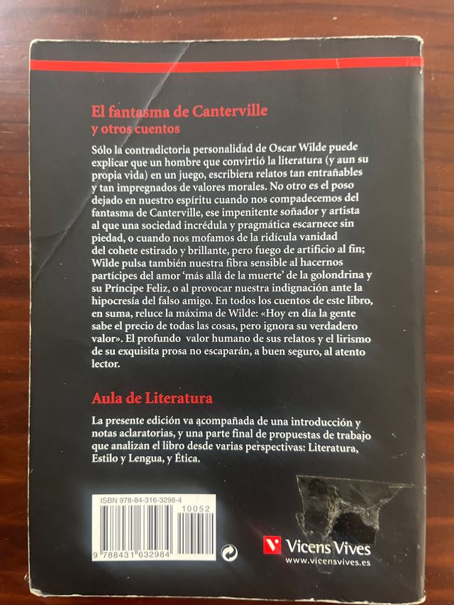 El fantasma de Canterville y otros cuentos.