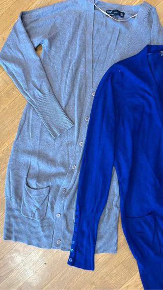 chaquetas largas talla L de Zara