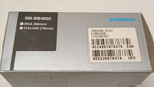 Ricambio Movimento Centrale Shimano SM-BB4600