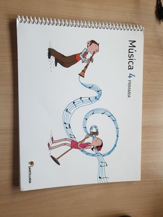Libro música 4 primaria. Santillana