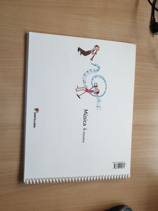 Libro música 4 primaria. Santillana