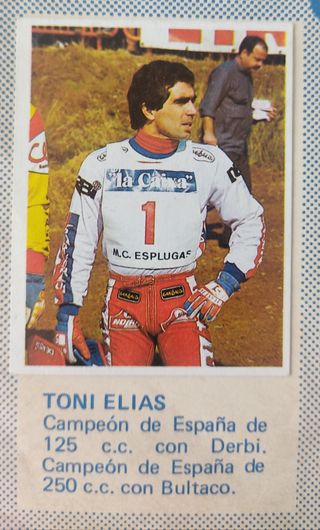 CROMOS RECUPERADOS ÁLBUM TODO MOTO AÑO 1983