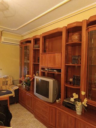 Mueble salón cristaleras