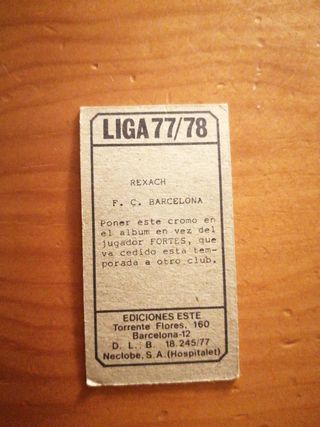 LIGA ESTE 77/78