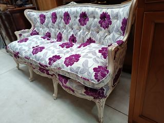 Divano Stile barocco in tessuto e legno Barocco.