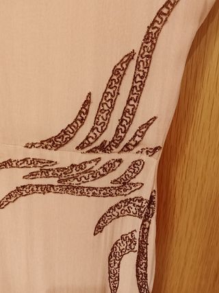 Vestido fiesta corto 38 rosa