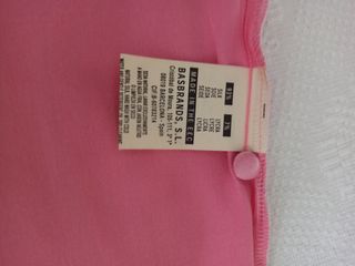 Camisa-blusón de seda rosa