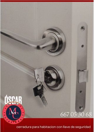 Cerradura para Habitación con Llave de Seguridad