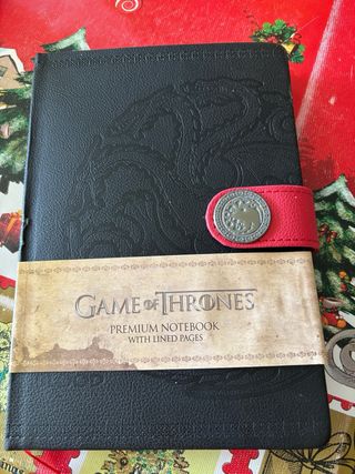 libreta de juego de tronos