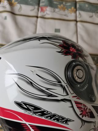 Casco moto chica