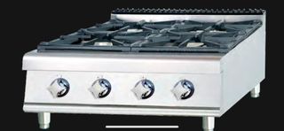 Cocina 8 fuegos y horno maquinaria de hostelería 