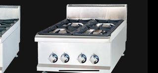 Cocina 8 fuegos y horno maquinaria de hostelería 