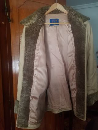 Abrigo piel ovino