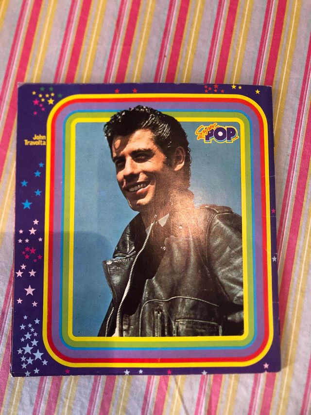 Álbum cromos John Travolta. 