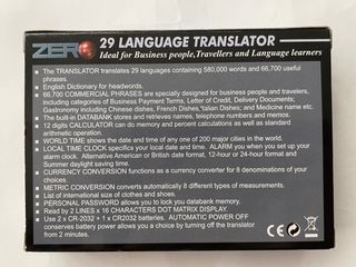 Traductor de 29 idiomas 