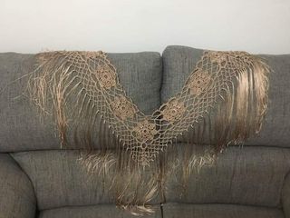 Mantón de ganchillo