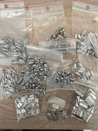 Lote abalorios zamak varias figuras