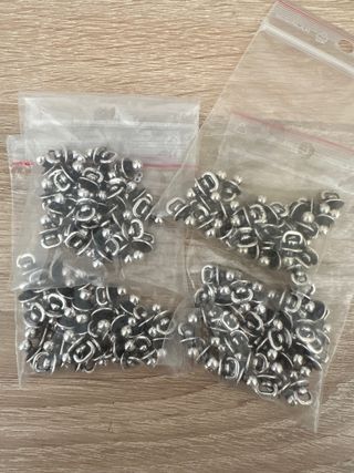 Lote abalorios zamak varias figuras