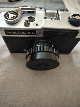 Cámara de fotos vintage Meijai + Flash + carrete