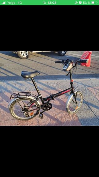 bicicleta de ciudad plegable