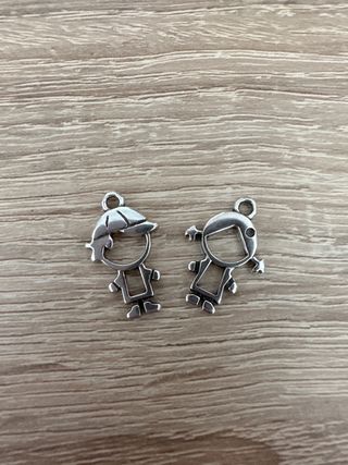 Lote abalorios niños y niñas zamak