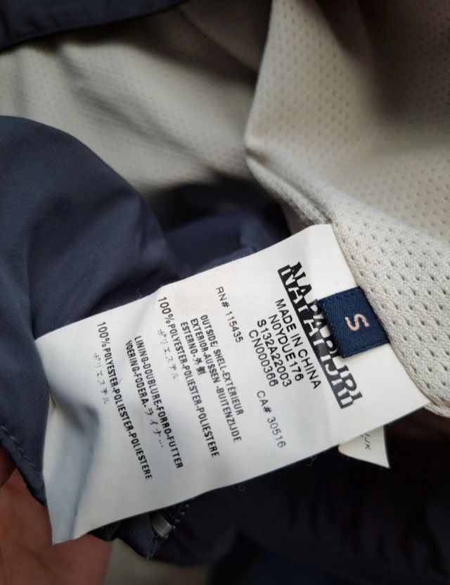 Giacca blu Napapjiri donna