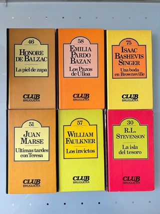 LITERATURA UNIVERSAL BRUGUERA. CLUB BRUGUERA.