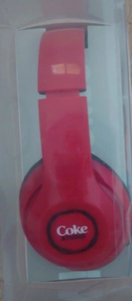 Auriculares coca cola