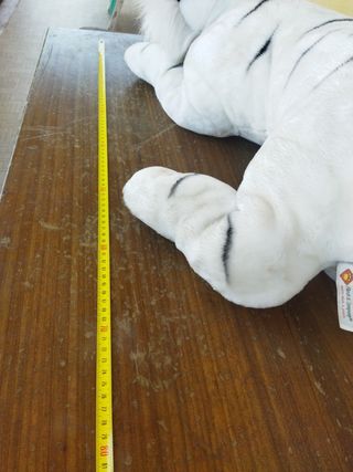 Peluche Tigre bianca 130 cm
