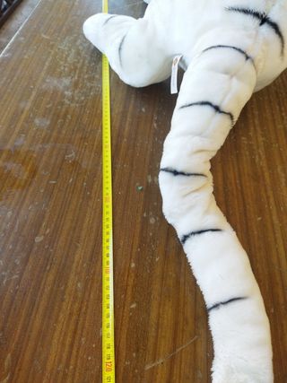 Peluche Tigre bianca 130 cm