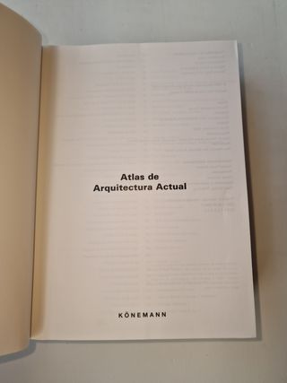 Atlas de Arquitectura Actual