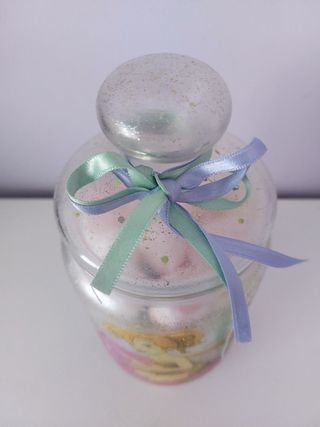 Frasco de vidro - Fada Sininho