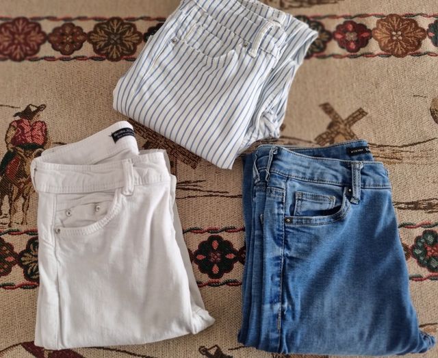 Pack pantalones vaqueros mujer