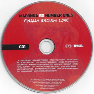 3 CDs• Madonna-Finally Enough Love_50#1s