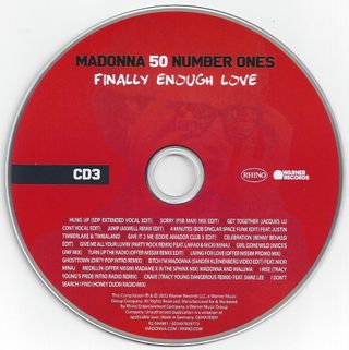 3 CDs• Madonna-Finally Enough Love_50#1s