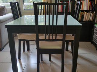 Mesa comedor con 4 sillas