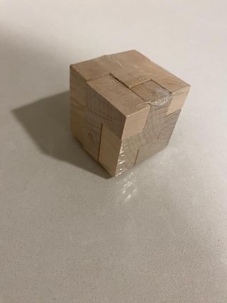 Puzzle cubo de madera