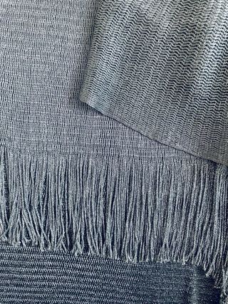 scialle stola argentata