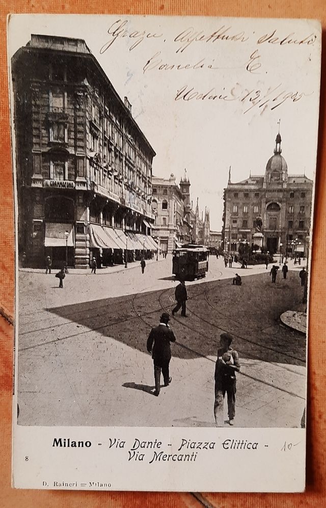 Milano Cartolina D'epoca Viaggiata