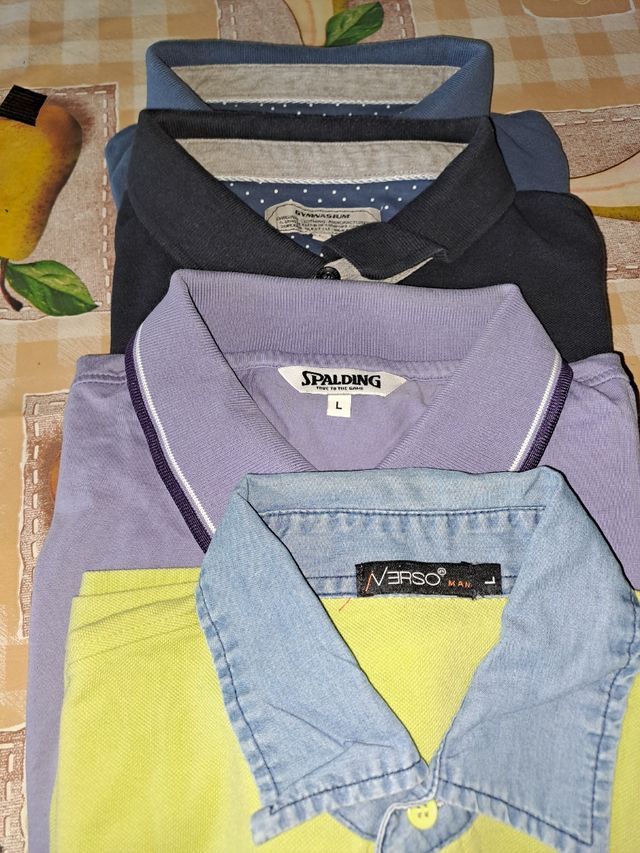 4 polo + 2 in regalo.