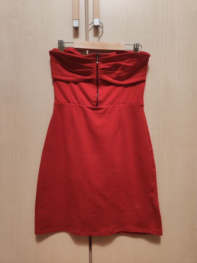 Vestido sin tirantes