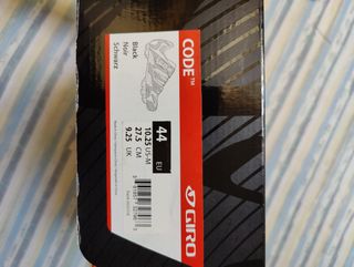 Giro Code Easton EC 90 sole Shoes. Top XCO racing